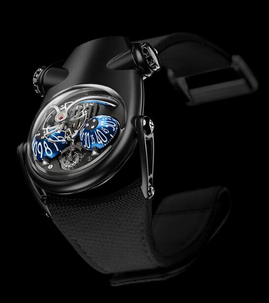 MB&F HOROLOGICAL MACHINE HM10 DARK BULLDOG Blue 100.AL.BL Replica Watch